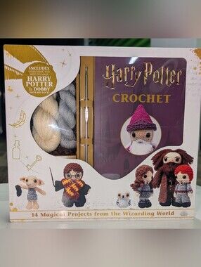 Harry Potter Crochet Kit By Lucy Collin (Thunder Bay Press) NIB BRAND NEW SEALED